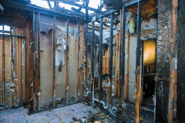 Professional Smoke Damage Restoration technician working in Leesburg, OH